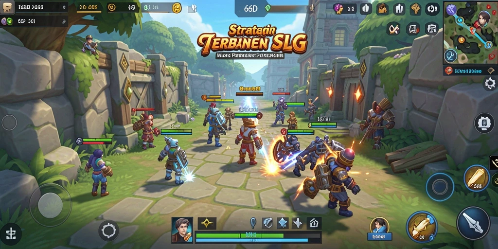 Tampilan gameplay menarik dari 66D yang penuh strategi.