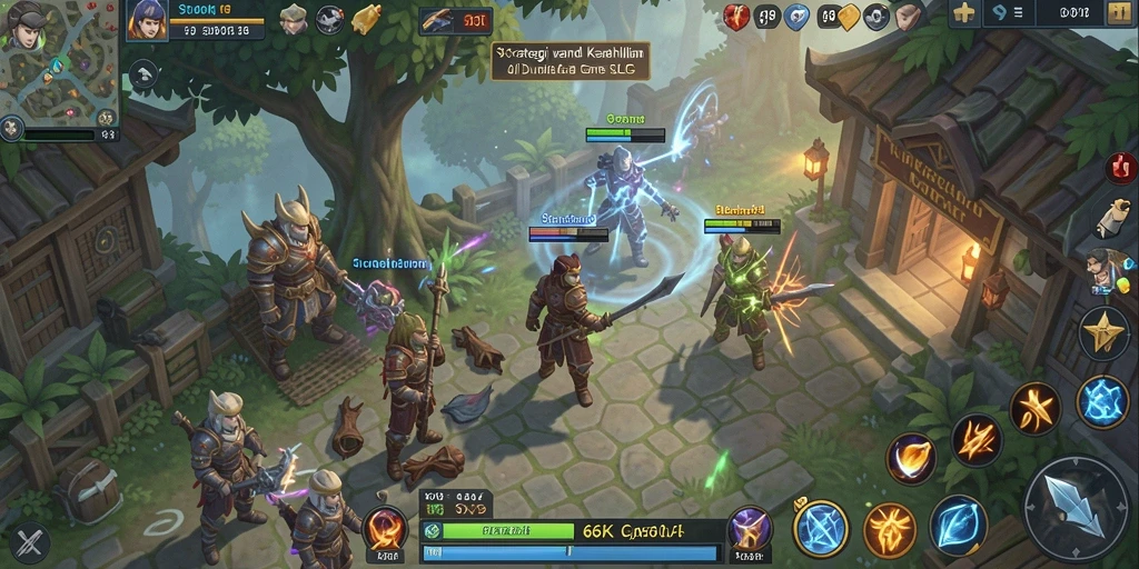 Tangkapan layar gameplay 66K yang menunjukkan aksi strategi yang mendebarkan.