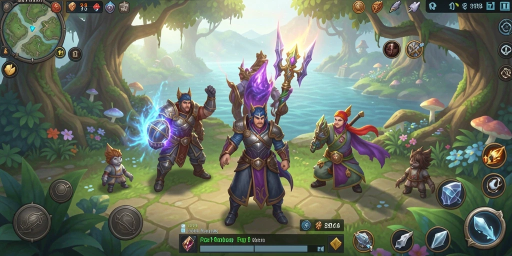 Cuplikan gameplay RPG yang luar biasa dan seru.