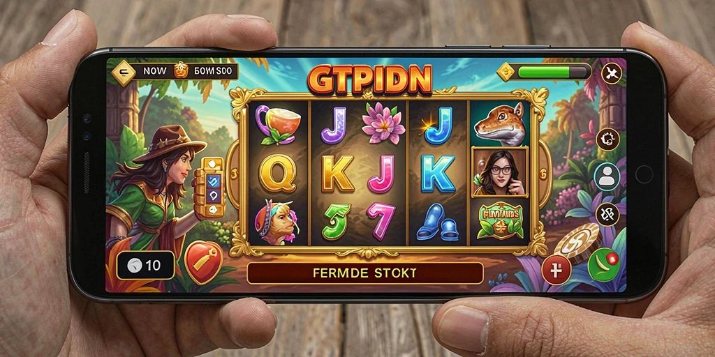 Tampilan gameplay GTPIDN yang mengasyikkan dan penuh warna.