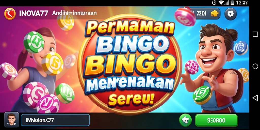 Gameplay INOVA77 yang seru saat bermain Bingo.