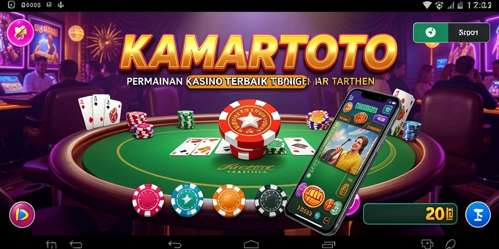 Screenshot permainan KAMARTOTO menampilkan aksi kasino yang seru dan menghibur.