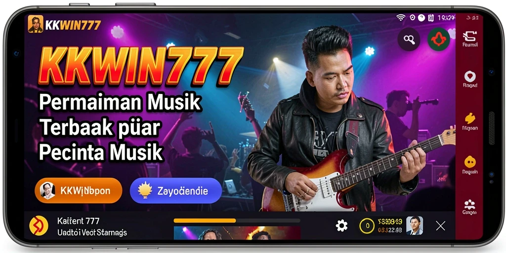 Tampilan gameplay KKWIN777 yang menarik dan menantang dengan musik.