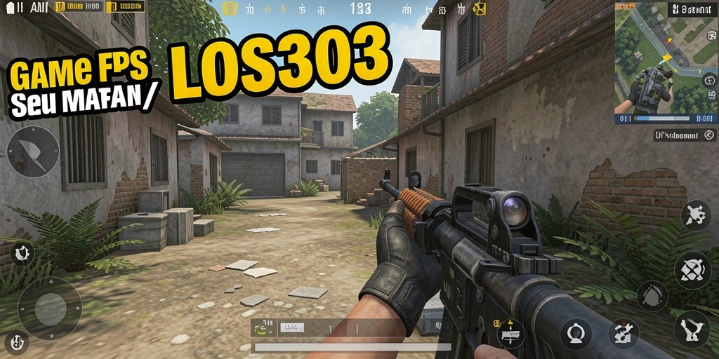 Screenshot menampilkan aksi seru di medan perang LOS303.