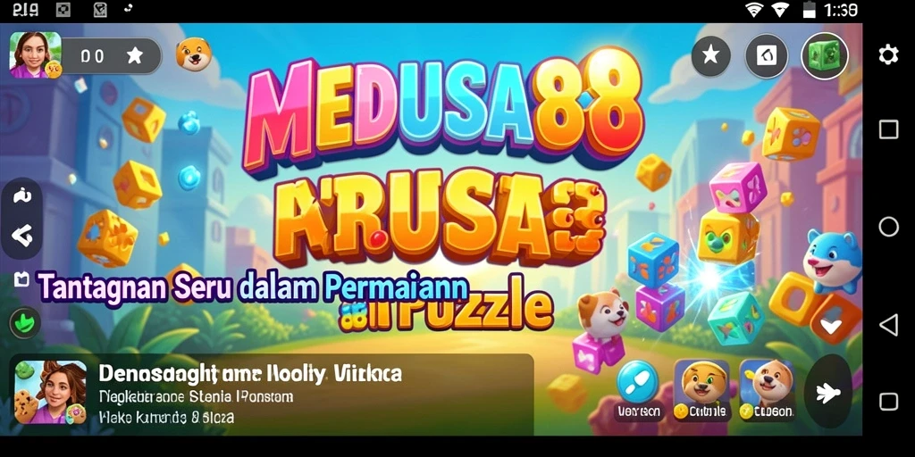 Tampilan gameplay MEDUSA88 dengan tantangan menarik dan mendebarkan.