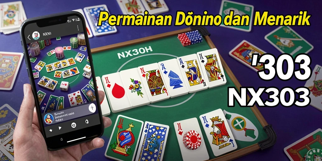 Tampilan gameplay NX303 yang menarik saat bermain Domino.