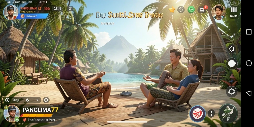 Tampilan menarik dari gameplay PANGLIMA77 yang seru dan menghibur.