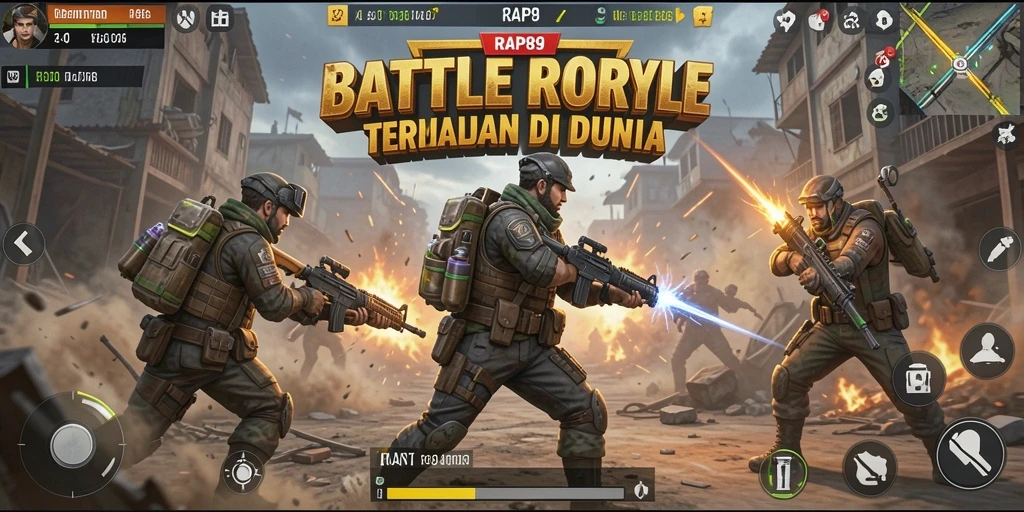 Tampilkan gameplay seru dalam RAP89 dengan pertempuran intens.