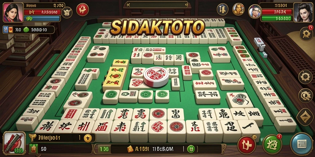 Gameplay Mahjong yang seru dan menantang di SIDAKTOTO.