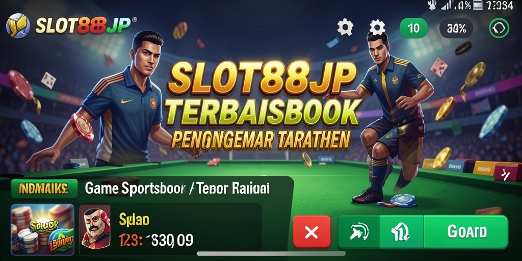 Tampilan menarik dari gameplay Sportsbook di SLOT88JP.