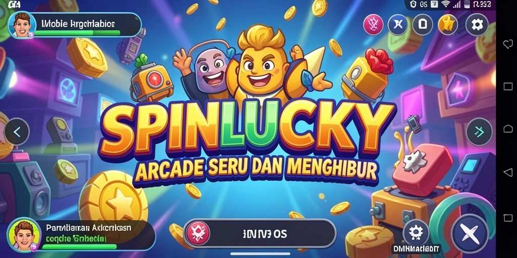Tampilan gameplay yang seru dan menghibur di SPINLUCKY.