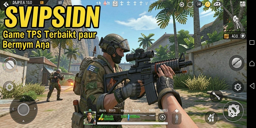 Tampilan gameplay SVIPSIDN yang memukau dan mendebarkan saat bertempur.