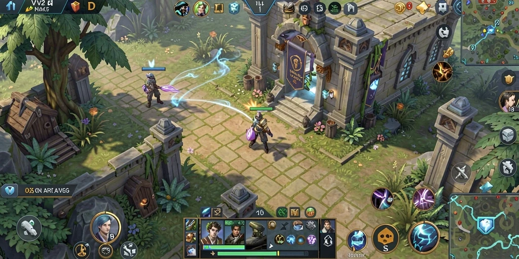 Tampilan gameplay SLG yang mendalam dan menarik dalam VV62.