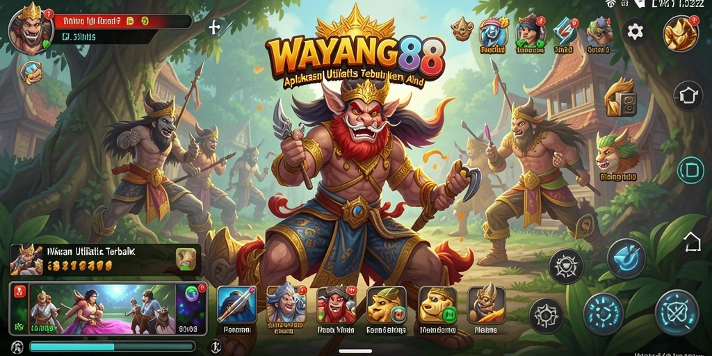 Tampilan utama WAYANG88 menampilkan fitur pengingat dan to-do list.
